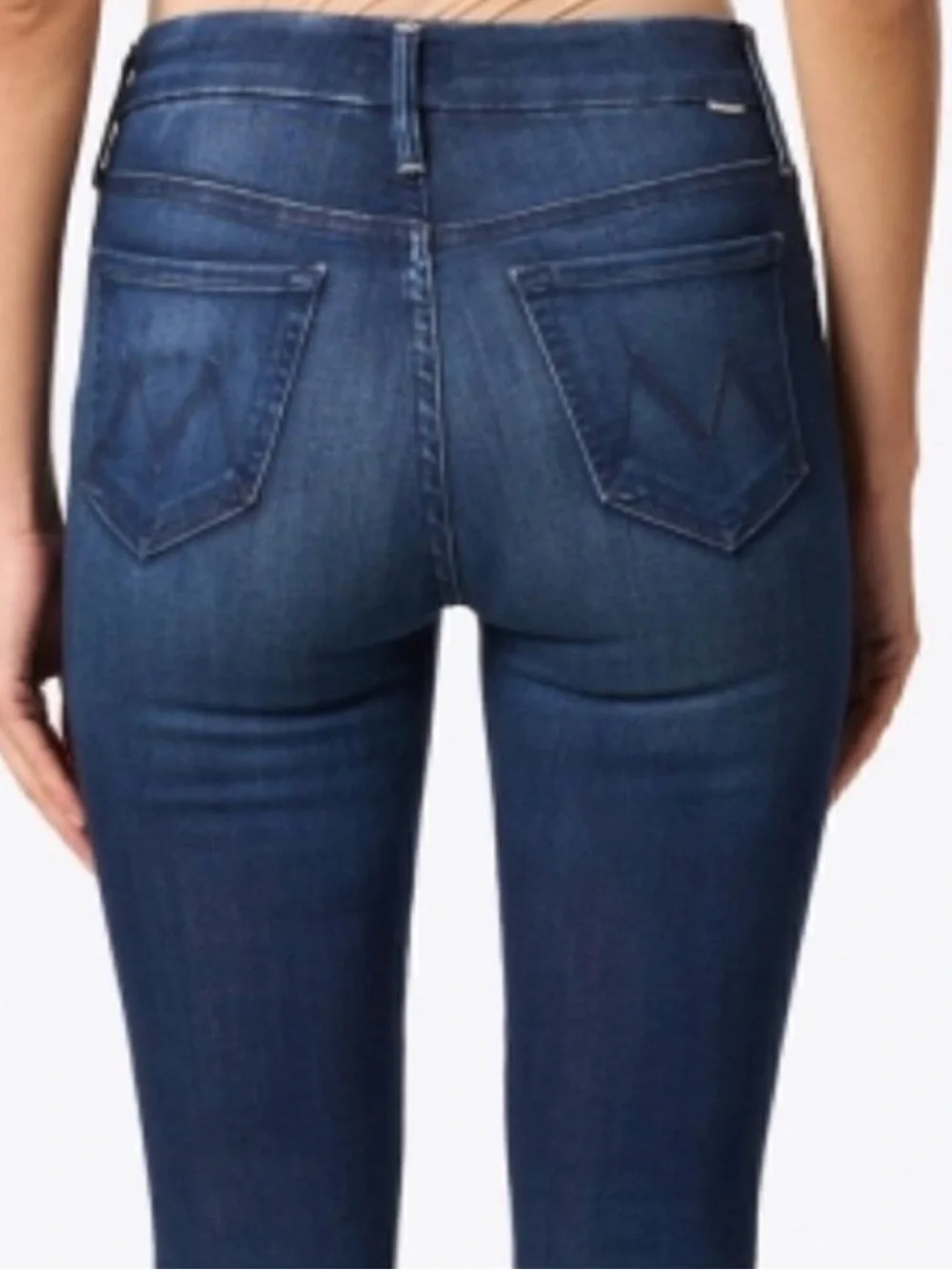 Mother jeans the looker crop in switch it up High-Rise Women's Jeans 32 - Picture 4 of 14